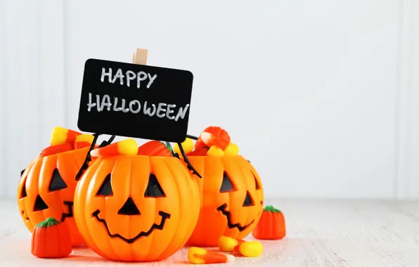 Обои картинки фото happy, halloween, pumpkin, sweets, holiday, smile, тыква