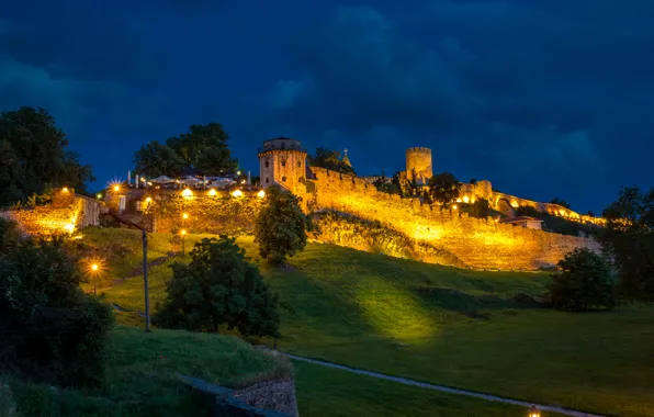 Обои картинки фото belgrade fortress, сербия, крепость, стены