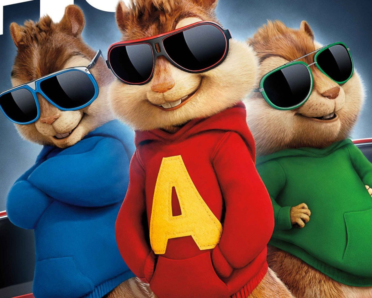 музыка, мультфильм, очки, 2015, Alvin and the Chipmunks, семейный, The Road...