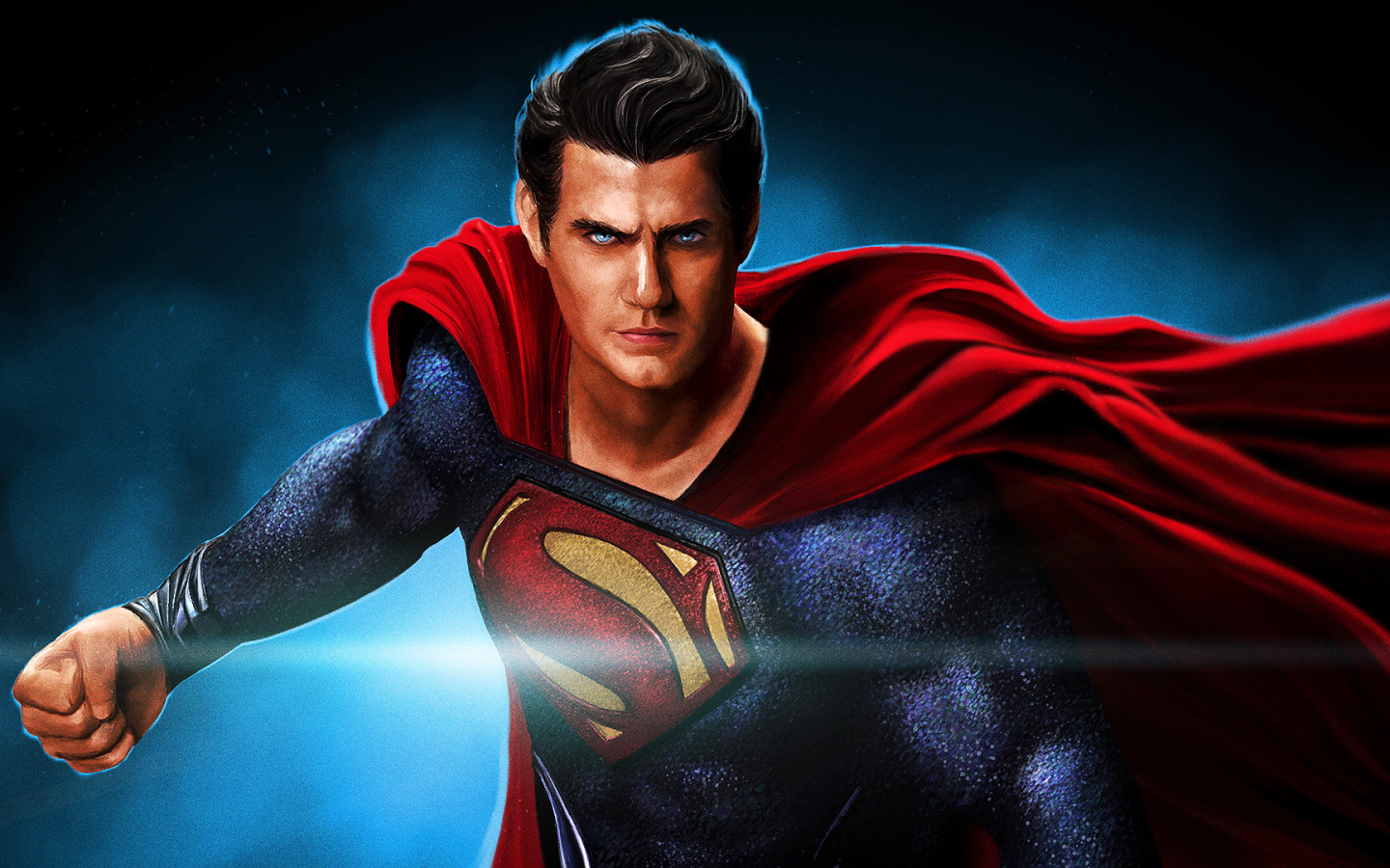 Скачать обои Superman, superhero, Clark Kent, Kal-El, Man of