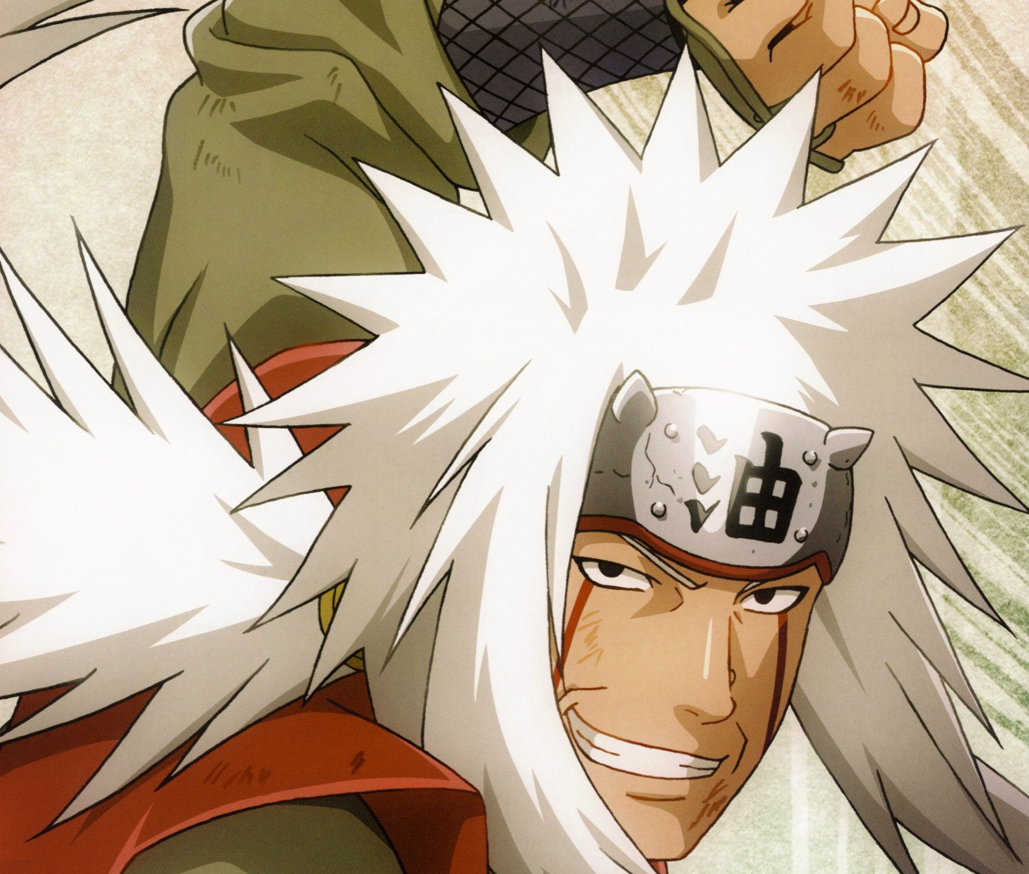 Naruto, белые волосы, кулак, ухмылка, ninja, sensei, Jiraya, наруто ураганн...