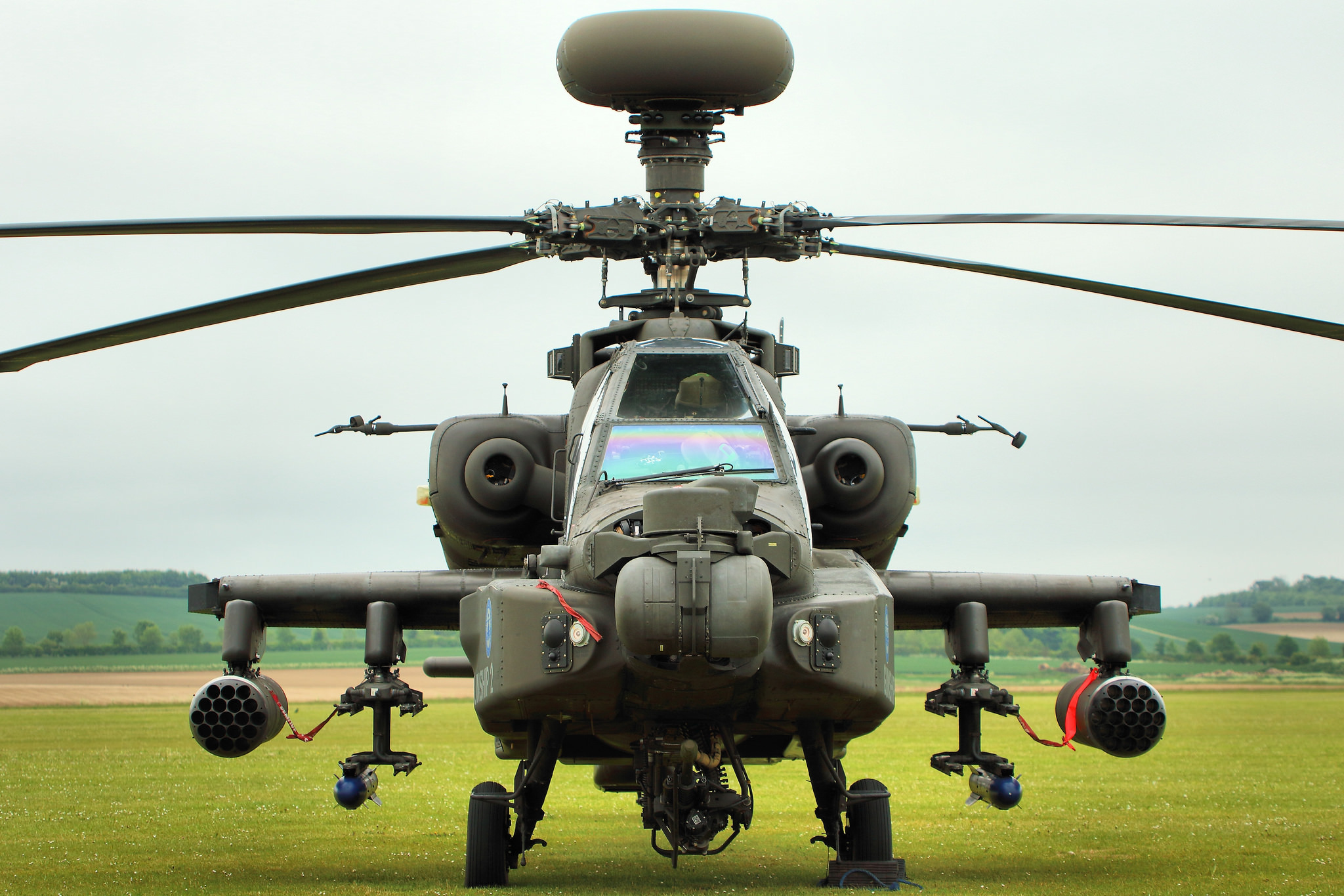 Скачать обои вертолёт, Apache, AH-64D, ударный, основной, "Апач"