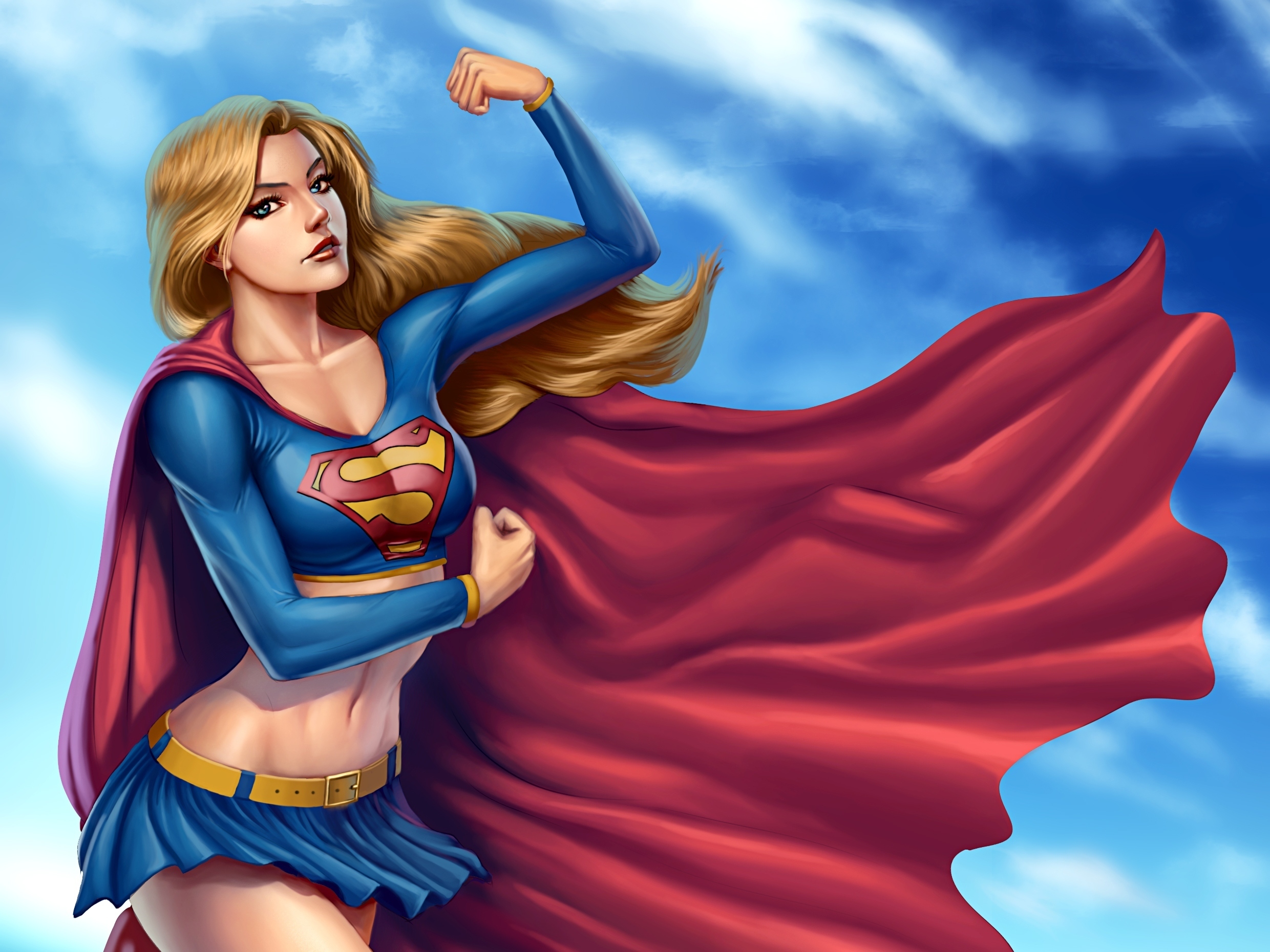 Обои для рабочего стола. supergirl, superhero, DC Comics, Kara Zor-El, Supe...