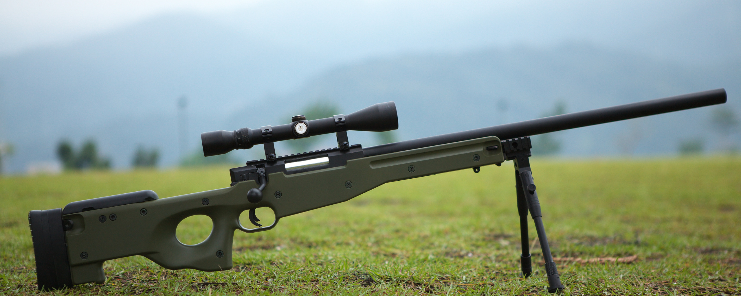 британская снайперская винтовка awp (120) фото