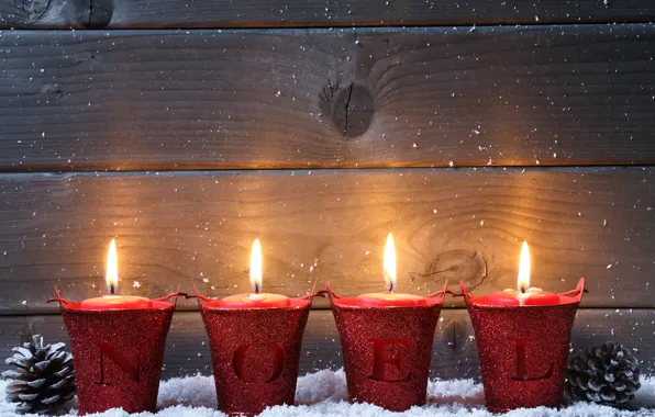 Картинка зима, снег, Новый Год, Рождество, light, Christmas, winter, snow, Xmas, decoration, candle, lantern, Merry