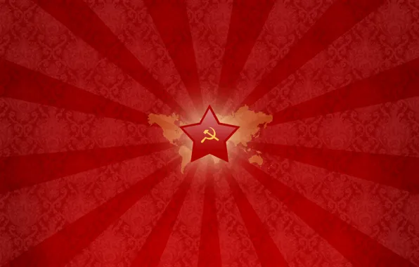 Картинка красный, звезда, Серп, СССР, Молот