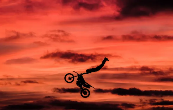 Картинка прыжок, мотоцикл, Stunt Rider