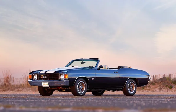 Картинка авто, Chevrolet, wallpaper, шевроле, auto, muscle car, 454, Chevelle, Convertible, 1972, Malibu