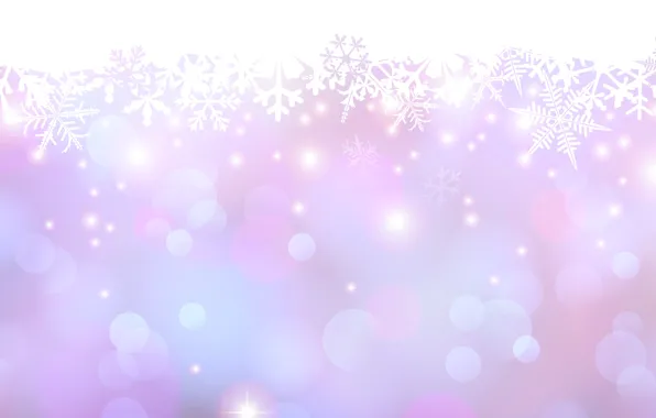 Картинка снежинки, свечение, точки, пятна