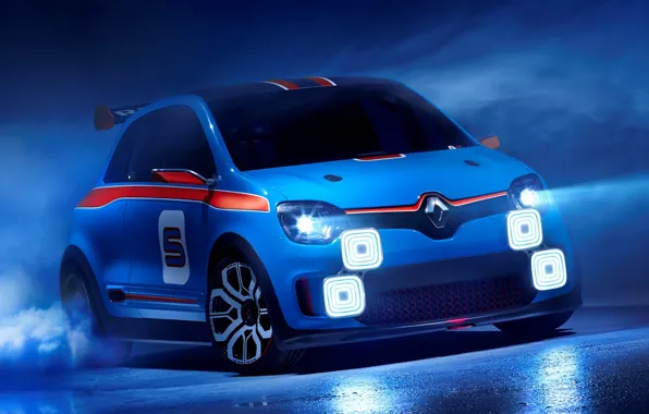 Картинка Concept, концепт, Renault, полумрак, Рено, передок, Twin'Run