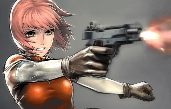 Картинка девушка, оружие, аниме, Mikasa Ackerman, Атака Титанов, Микаса Аккерман