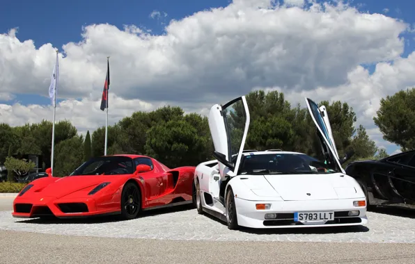 Картинка Lamborghini, Ferrari, Enzo