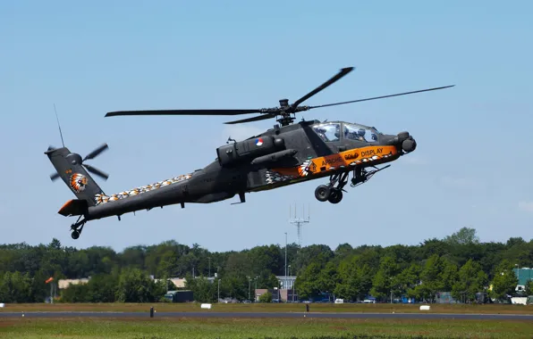 Картинка вертолет, боевой, Apache, ударный, AH-64, основной, эксплуатируется, с середины 1980-х г.