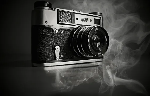 Картинка фотоаппарат, ФЭД, Smoking Veteran
