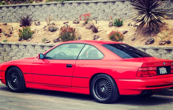 Картинка Красная, BMW, БМВ, Red, E31, 1997, 850ci