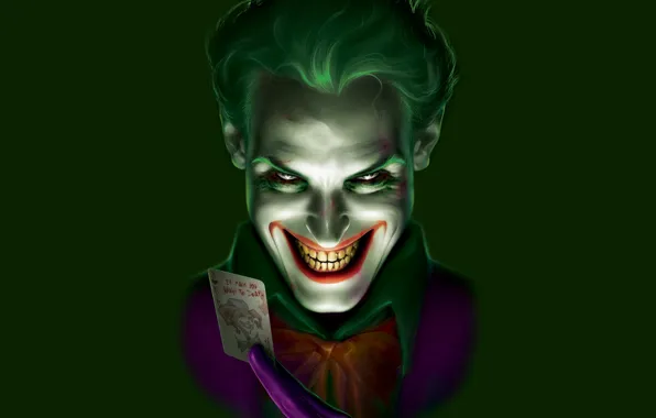 Картинка улыбка, batman, надпись, карта, бэтмен, Джокер, комикс, Joker