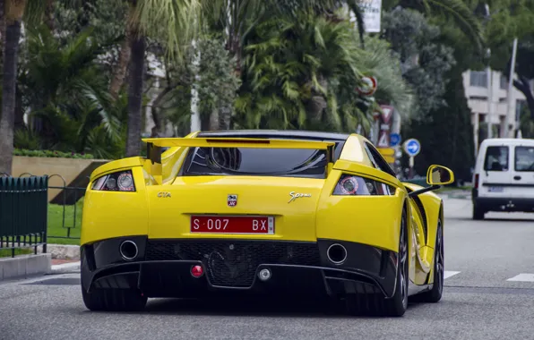 Картинка supercar, yellow, GTA, Spano, Spania
