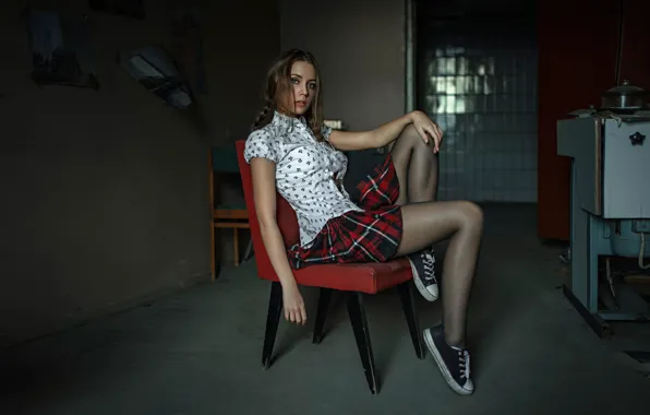 Картинка юбка, блузка, ножки, Георгий Чернядьев, Ксения Кокорева, Kseniya