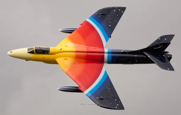 Картинка истребитель, кабина, бомбардировщик, Hawker Hunter
