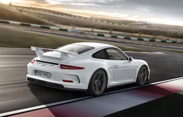 Картинка скорость, трасса, 911, Porsche, автомобиль, GT3