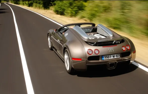 Картинка дорога, Bugatti, veyron