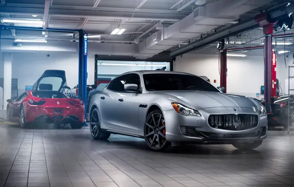Картинка Maserati, Front, GranTurismo, Wheels, Garage, ADV.1