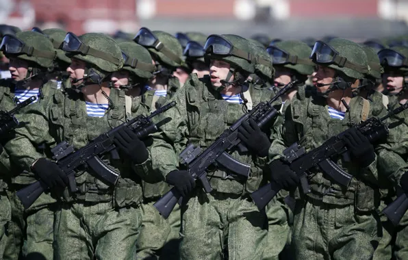 Картинка солдаты, Армия, Россия, 9 Мая, Парад Победы 2016