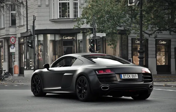 Картинка Audi, V10, matte black