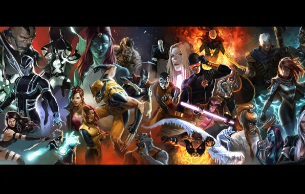 Картинка character, magic, X-Men, marvel, comic, powers