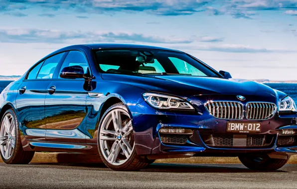 Картинка бмв, купе, BMW, Gran Coupe, Sport, F06, AU-spec, 650i, 2015, 6-Series