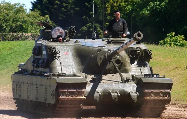 Картинка танк, британский, штурмовой, Tortoise, (самоходная артиллерийская установка), сверхтяжёлый, (A39)