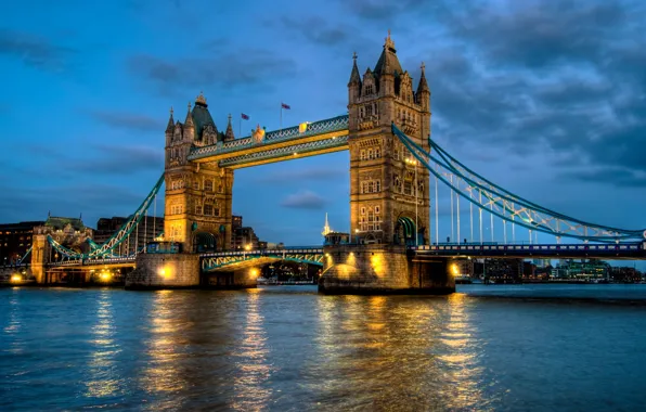 Картинка Англия, Лондон, London, England, thames, tower bridge