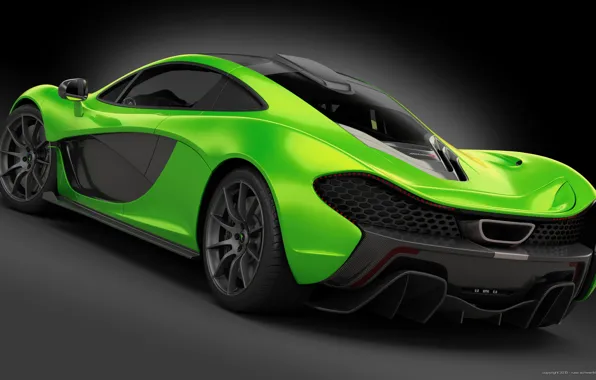 Картинка Concept, McLaren, Green, Supercar
