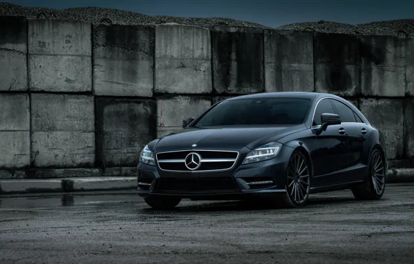 Картинка car, Mercedes-Benz, black, CLS550