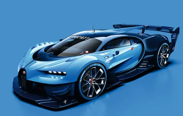 Картинка Bugatti, Vision, бугатти, гран туризмо, Gran Turismo, 2015