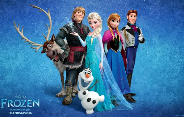 Картинка Frozen, Walt Disney, 2013, Холодное Сердце, Animation Studios