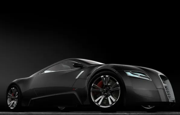 Картинка Concept, Audi, черный