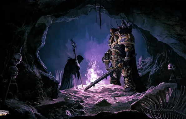 Картинка пещера, старуха, колдунья, Abaddon, Warhammer 40K, Абаддон, Battlefleet Gothic: Armada