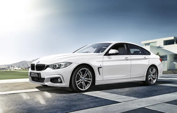 Картинка бмв, BMW, седан, 2015, 4-Series, F36