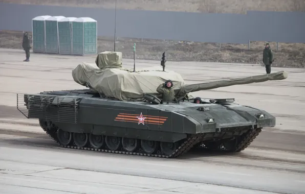 Картинка бронетехника, боевой танк, Армата, Т-14