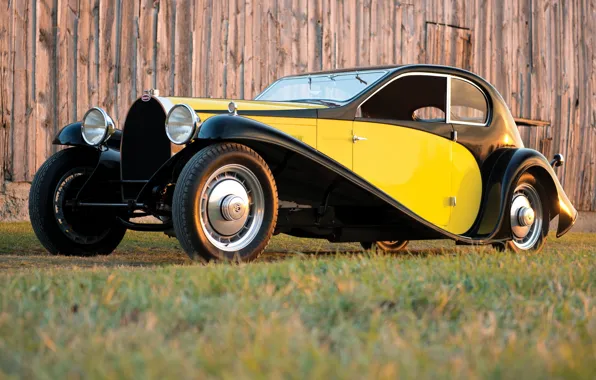Картинка машина, ретро, Bugatti, Coupe, 1930, Superprofile, Type 46