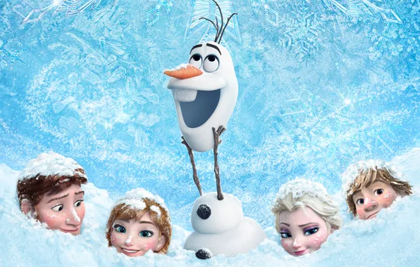 Картинка Frozen, 2013, Walt Disney Animation Studios, Холодное Сердце