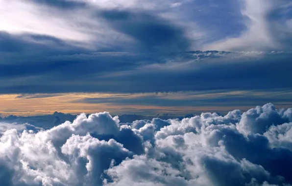 Картинка небо, облака, природа, высота, атмосфера