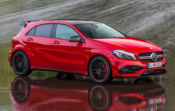 Картинка red, mercedes, amg, a45