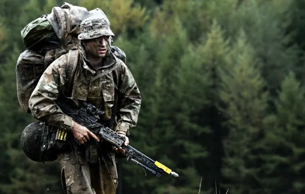 Картинка оружие, солдат, British Army