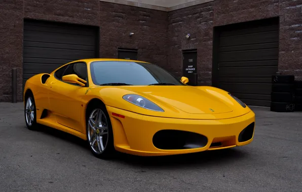 Картинка F430, Ferrari, yellow