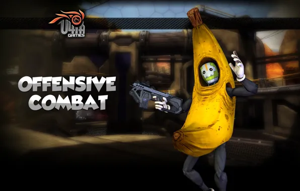Картинка банан, шутер, Иннова, Innova, 4game, фогейм, Offensive Combat, онлайн игра