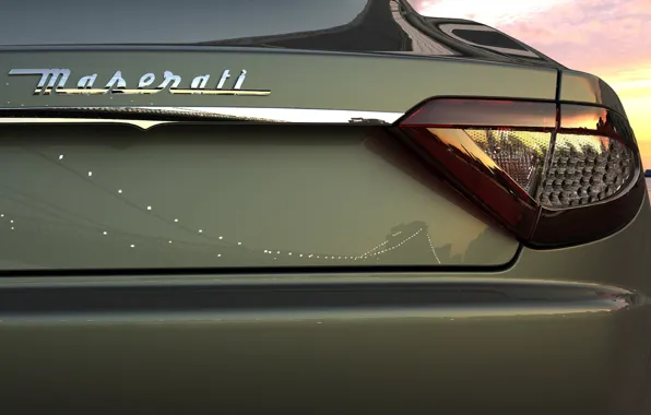 Картинка отражение, Maserati, фара, Мазератти