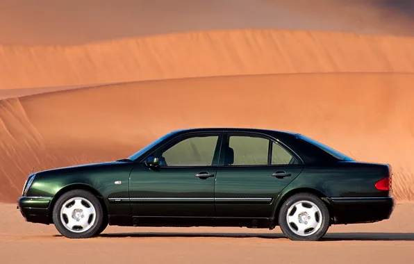 Картинка Mercedes-Benz, Mercedes, E-class, E-Klasse, 1995, E-класс, W210, Executivklasse, Лупатый, Глазастый, E230