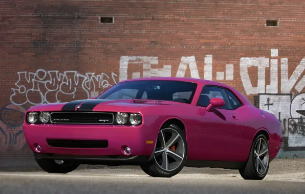 Картинка Pink, Dodge, SRT8, Challenger